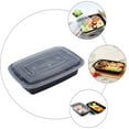 thumbnail image 4 of POINTERTECK 30pcs Disposable Plastic Lunch Boxes Takeaway Boxes Food Storage Boxes (Lid Style Random), 4 of 7