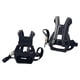 thumbnail image 5 of Pedales antideslizantes para bicicleta, pedales para bicicleta estática con clips y correas, pedales de bicicleta giratorios para gimnasio 18 cm, 5 of 9
