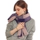 thumbnail image 1 of Bufanda cálida tipo manta para mujer, bufanda para el cuello, bufanda de invierno, chal de tartán con borlas de gran tamaño, pashmina a cuadros acogedora, 1 of 5