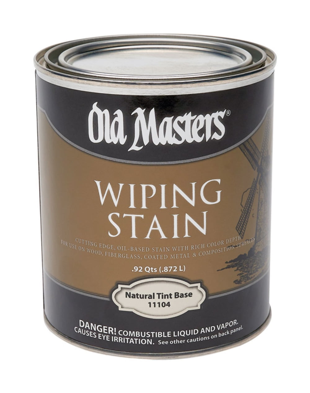 qt Old Masters 11104 Natural Tint Base Old Masters Oil-Based Wiping Stain