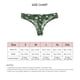 thumbnail image 5 of Tangas sin costuras para mujer, ropa interior suave, elegante, estampada, de cintura baja, bragas para la vida diaria tipo 5 S, 5 of 6