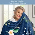 thumbnail image 3 of Blanket for Grandma, Grandma Birthday from Grandkids, I Love You Grandma, Soft Throw Blanket 60" x 50", White, 3 of 6