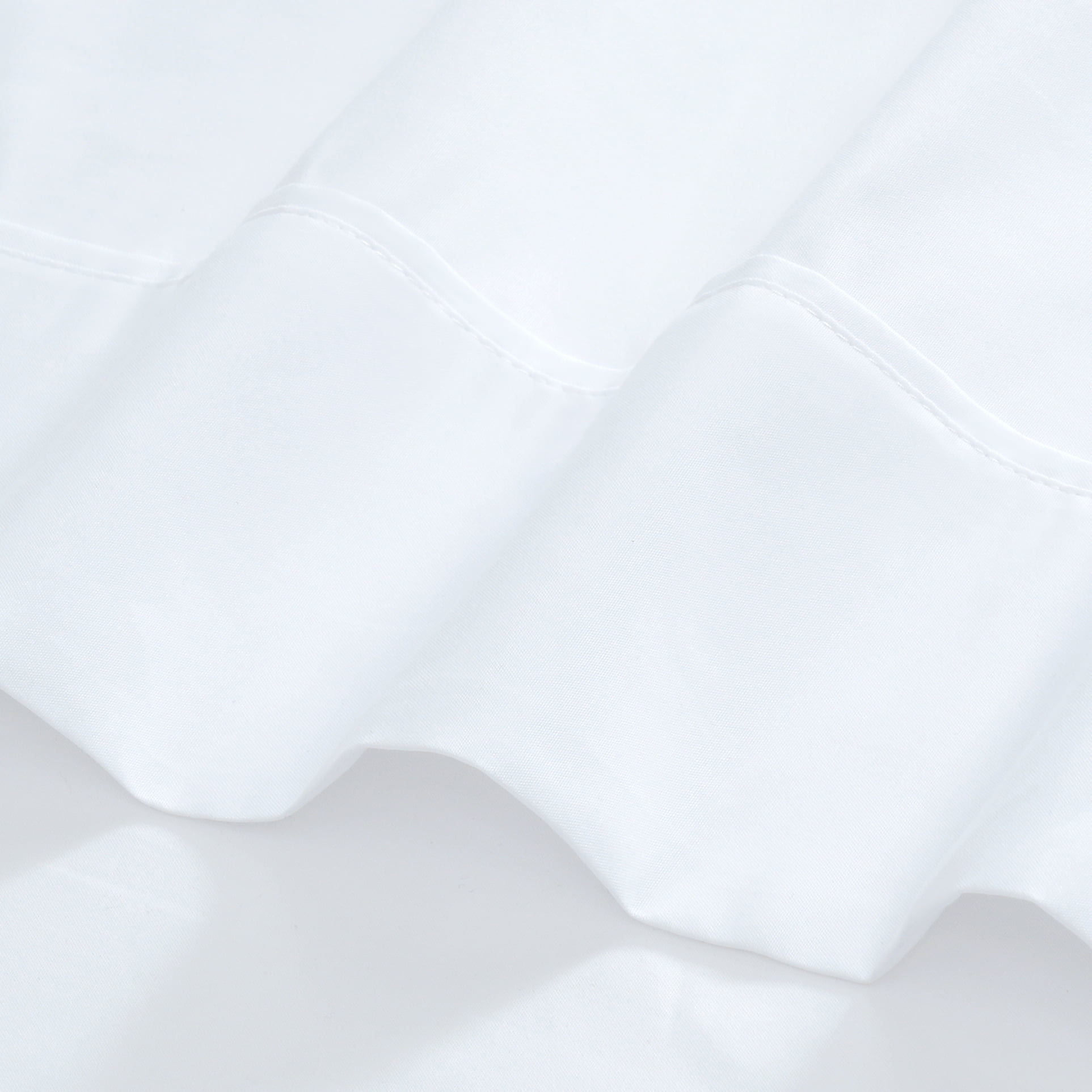 Mainstays Super Soft Brushed Microfiber Queen Sheet Set, Arctic White photo 7
