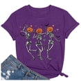 thumbnail image 4 of Womens Athletic Tops W Long Sleeve T Shirt Tee Workout Shirt Womens Summer Tops Running Shirts Layering Long Sleeve Women Tees Women Exercise Shirts Loose Fit Tee Purple XXL, 4 of 4