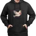 thumbnail image 3 of Sudadera con capucha "Guía Divina" con versículo bíblico y paloma, 52% algodón, 48% poliéster, para hombre y mujer, 3 of 5