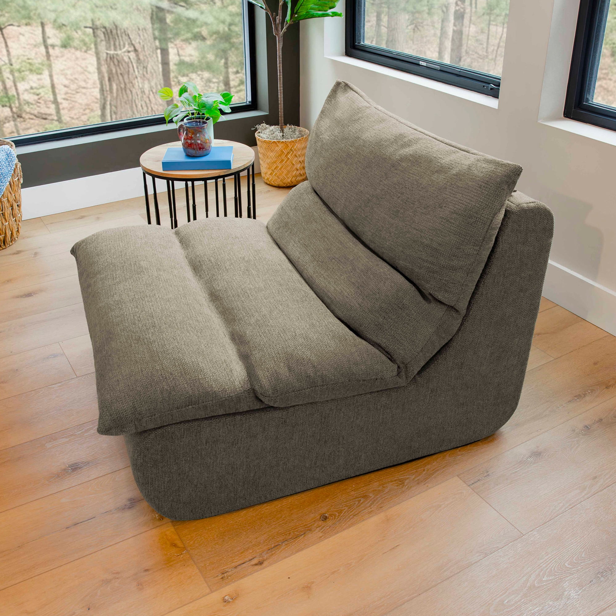 Big Joe Driftscape Indoor Accent Cloud Chair, Misty Gray