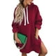 thumbnail image 4 of Sudadera Para Mujer Sudaderas Con Capucha de Moda Otoño Invierno Color Sólido Suéter de Manga Larga Abrigo Suelto Top Odeerbi ODB184819, 4 of 7