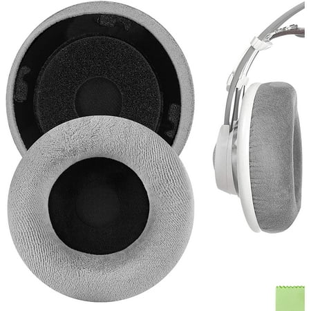 Geekria Comfort Velour Replacement Ear Pads for AKG K701, K702