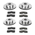thumbnail image 3 of PowerStop Front and Rear Z23 Evolution Sport Carbon-Fiber Ceramic Brake Pad and Drilled & Slotted Rotor Kit Fits: CHEVROLET Select Models K2597, 3 of 10