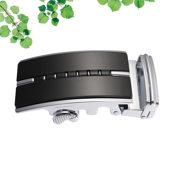 Milisten Belt Automatic Buckle Belt Buckle Alloy Adjustable 1Pcs for Men's Belt