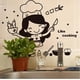 thumbnail image 3 of Pegatinas de pared para cocina con dibujos animados, decoración de cocina, restaurante, arte mural, calcomanías para decoración del hogar, papel tapiz, 3 of 5