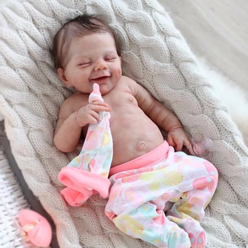 12 Inches Realistic Reborn Baby Dolls Boys And Girls Full Vinyl