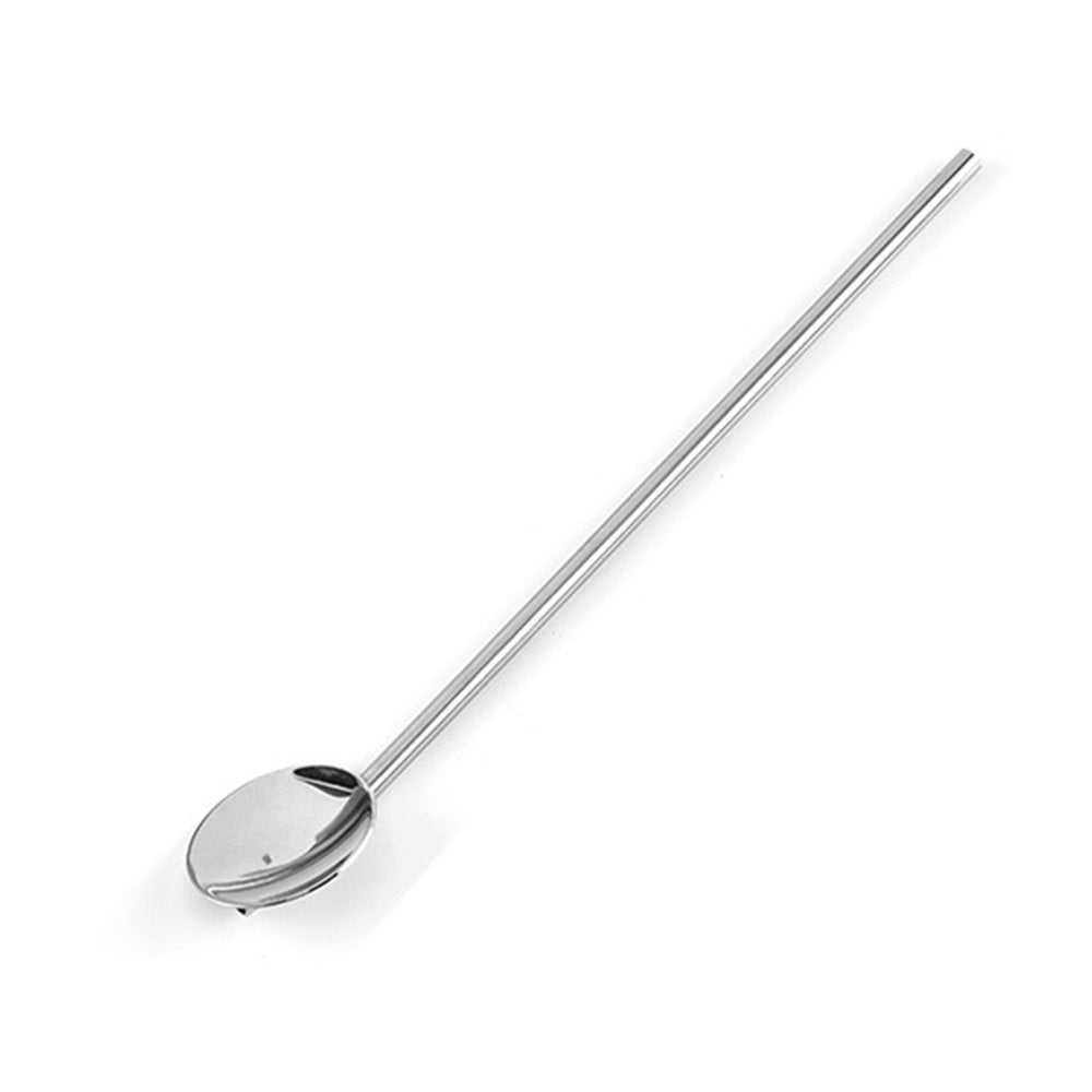 Cocktail Mate Stainless Steel Bartender Spoon Straw Spoon Shaped