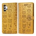 thumbnail image 1 of Funda Cartera FOXDOCK para Samsung Galaxy A32 5G , Flip PU con Relieve de Gatos y Perros, Tarjetero y Soporte, 1 of 6
