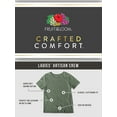 thumbnail image 5 of Fruit of the Loom Women's Crafted Comfort Artisan Crew T-Shirt, 5 of 6