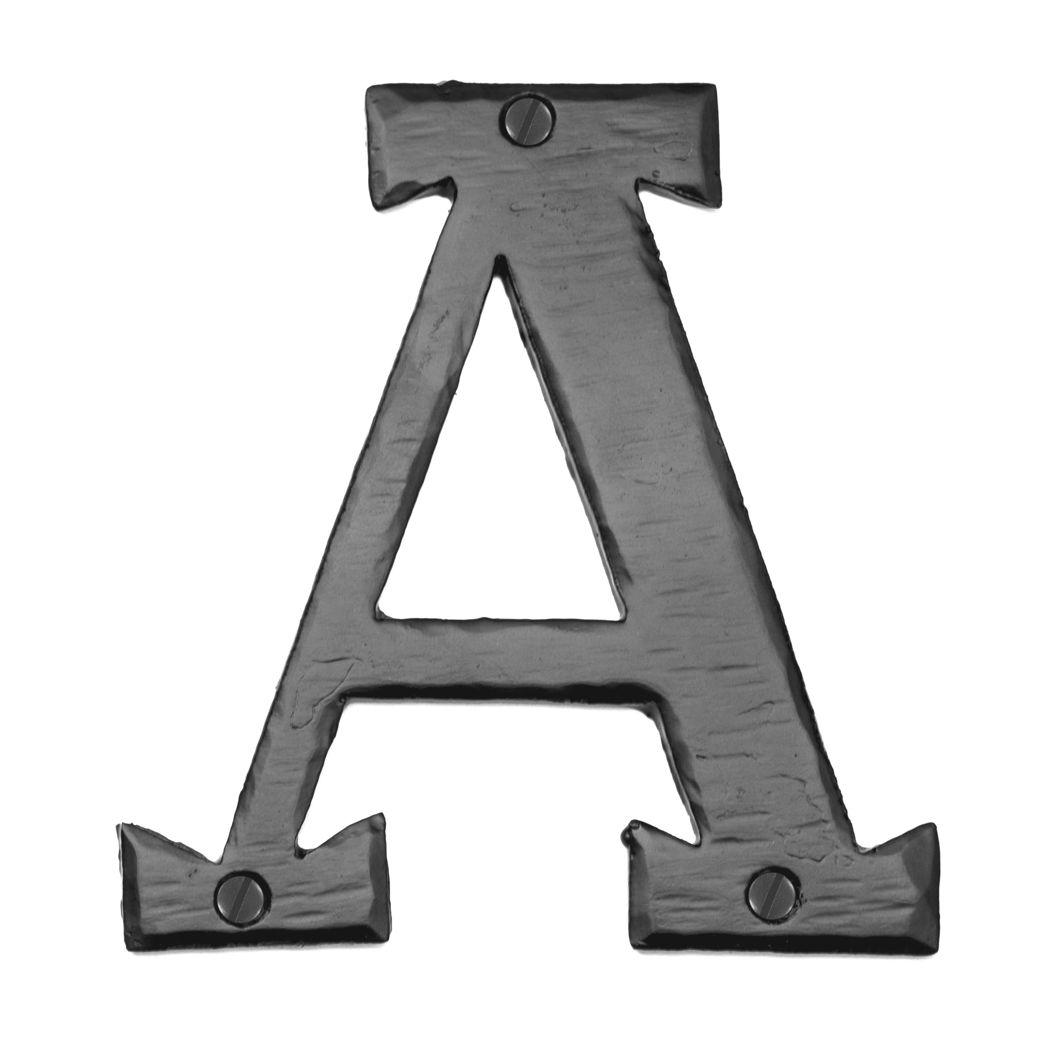 Hacienda Series 4" House Address Mailbox Letters