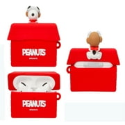 Peanuts Snoopy Figure - Protective Rubber Cover Case for Apple Airpods Pro