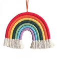 thumbnail image 1 of Decoración colgante de arco iris YONGSHENG tejido a mano para cuarto de niños, 1 of 5
