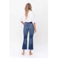 thumbnail image 2 of Flying Monkey- High Rise Crop Flare with Step Hem Detail Jean - F5245, 2 of 8