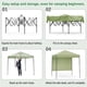 thumbnail image 5 of Yeshouse Carpa plegable de 1,8 x 1,8 m, portátil e impermeable, con panel lateral y bolsa de transporte, altura ajustable, ideal para fiestas, camping, eventos y playa, 5 of 8
