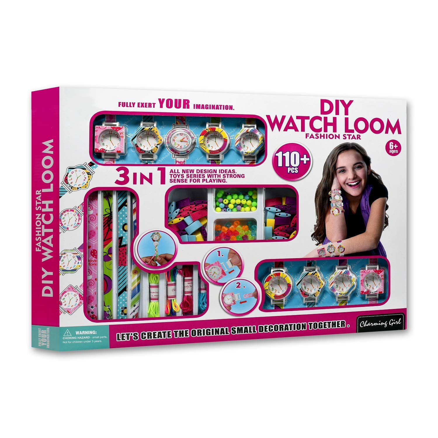 WolVolk - WolVolk Do-It-Yourself Watch - All in One Jewelry Making Activity Set - Walmart.com ...
