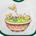 thumbnail image 4 of Inktastic Nachos Partying in Guacamole Boys or Girls Baby Bib, 4 of 4