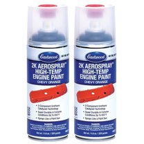 Eastwood 2K Aerospray High Temperature Ceramic Engine Chevy Orange Paint 11.6 oz. 2 Pack