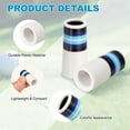 thumbnail image 3 of Ferrules de Hierro para Golf Uxcell, Accesorios de Golf 4Pack - Negro/Safiro/Blanco/Azul Claro, 3 of 6