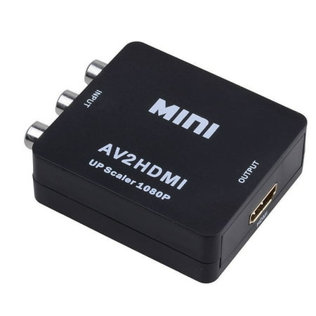 Mini Composite AV CVBS 3RCA to HDMI Video c Adapter 720p 1080p Mini Composite AV CVBS 3RCA to HDMI Video c Adapter 720p 1080p