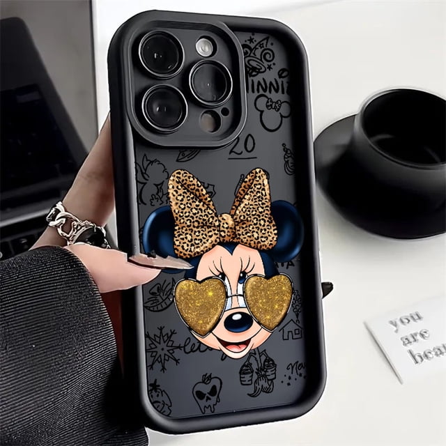 Minnie Mouse For iPhone 15 14 13 12 11 Pro Max XS Max X XR 7 8 Plus 6S 5S Liquid Eye Ladder Phone Case F15Jhei01 iPhone 15 Pro
