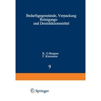 Handbuch Der Lebensmittelchemie BedarfsgegenstÃ¤nde, Verpackung Reinigungs- Und Desinfektionsmittel, Book 9, (Paperback)