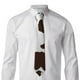 thumbnail image 5 of Fotbe Brown Cow Corbata Clásica para Hombre con Estampado – Corbata de Seda Jacquard Tejida, para Negocios, Bodas y Eventos Formales, 5 of 7