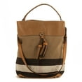 thumbnail image 1 of Pre-Owned Burberry Brown Rucksack Shoulder Bag Check, 1 of 8