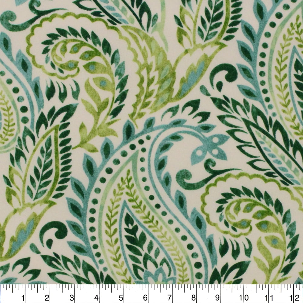 Berkshire Home Polyester 54" Indoor/Outdoor Algura Teal Fabric, per