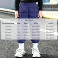 thumbnail image 2 of Toddler Boys Quilted Snow Pants Warm Elastic Waist Straight Leg Baggy Kids Winter Pants Navy 2-5 T, 2 of 6