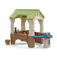 thumbnail image 4 of Step2 Great Outdoors Brown Toddler Playhouse with Grill and Planter Play Toys for Outside, 4 of 11