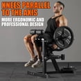 thumbnail image 6 of 2-IN-1 Leg Extension and Curl Machine, Adjustable Leg Exercise Bench with Plate Loaded, Rotary Leg Extension for Thighs, Lower Body Strength Training Equipment for Home Gym, 6 of 7