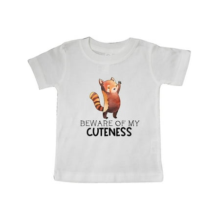 

Inktastic Beware of My Cuteness Cute Red Panda Gift Baby Boy or Baby Girl T-Shirt