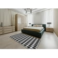 thumbnail image 4 of Ahgly Company Indoor Round Patterned Mid Gray Novelty Area Rugs, 7' Round, 4 of 6
