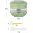 thumbnail image 2 of Mini Manual Food Chopper, Durable Hand Held Food Choppers and Dicers, Fits for Chopping Vegetables/Fruits/Onions/Garlics/Salad/Coleslaw/Puree, 2 of 6