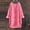 Pink, variant on Lutiedan Long Sleeve Cardigans for Women Cotton Button Down High Low Cardigan Fall Casual Baggy Solid Cardigan,Light Blue,L