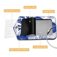 thumbnail image 4 of Square PU Leather Luggage Tags, 2 Pack, with Privacy Cover and Stainless Steel Ring - Suitable for Travel, Backpack, Handbag - Bag Tags, Handbag Tags Corals and Algae, 4 of 7
