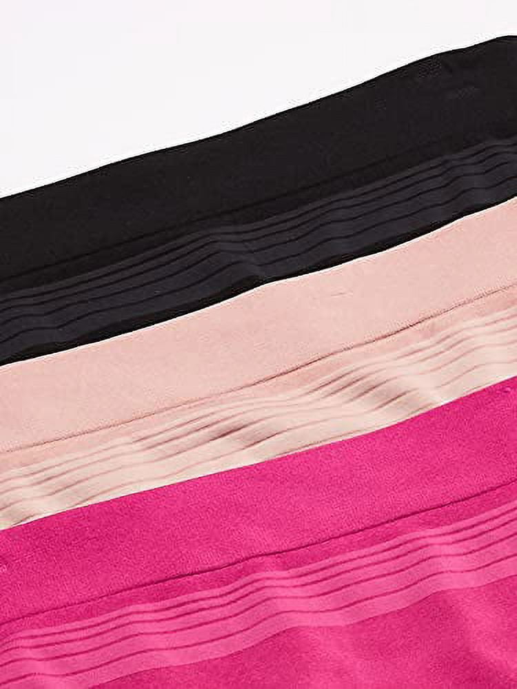 Blissful Benefits by Warner's Women's No Muffin Top Seamless Brief Panties 3-Pack, Style RS1503W