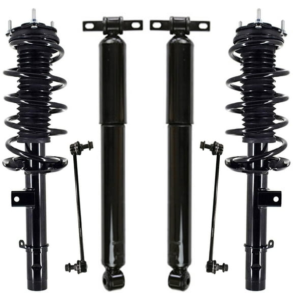 Detroit Axle - Struts Suspension Kit for 2018 2019 2020 2021 2022 Honda Odyssey, 2 Front Struts with Coil Spring Assembly 2 Stabilizer Sway Bar Links 2 Rear Shock Absorbers Assembly Replacement