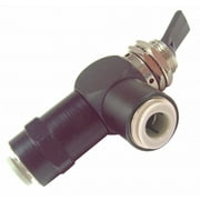 Pneumadyne Toggle Valve,NC,1/4 In,Push In F11-30-66