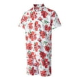 thumbnail image 4 of Caoirhny Men's Hawaii Shirt Suits, Fashion Printed Button Down Short Sleeve Shirt + Beach Shorts Set, 4 of 9