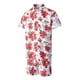 thumbnail image 4 of Sunloudy - Conjunto de camisa de manga corta con botones y pantalones cortos de playa para hombre Sunloudy moda, 4 of 9