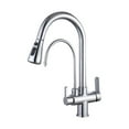 thumbnail image 6 of Pull Out Kitchen Faucet Solid Brass Crane For Kitchen Deck Mounted Black Water Filter Tap Sink Faucet Mixer 3 Way Kitchen Faucet ,Easy to Operate, 6 of 7