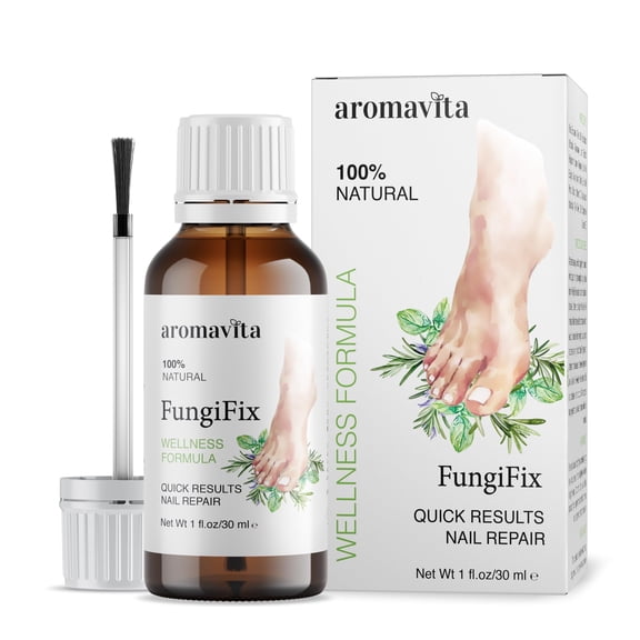 Reparador total de uñas Aromavita FungiFix con aceite de orégano, aceite de árbol de té y vitamina E