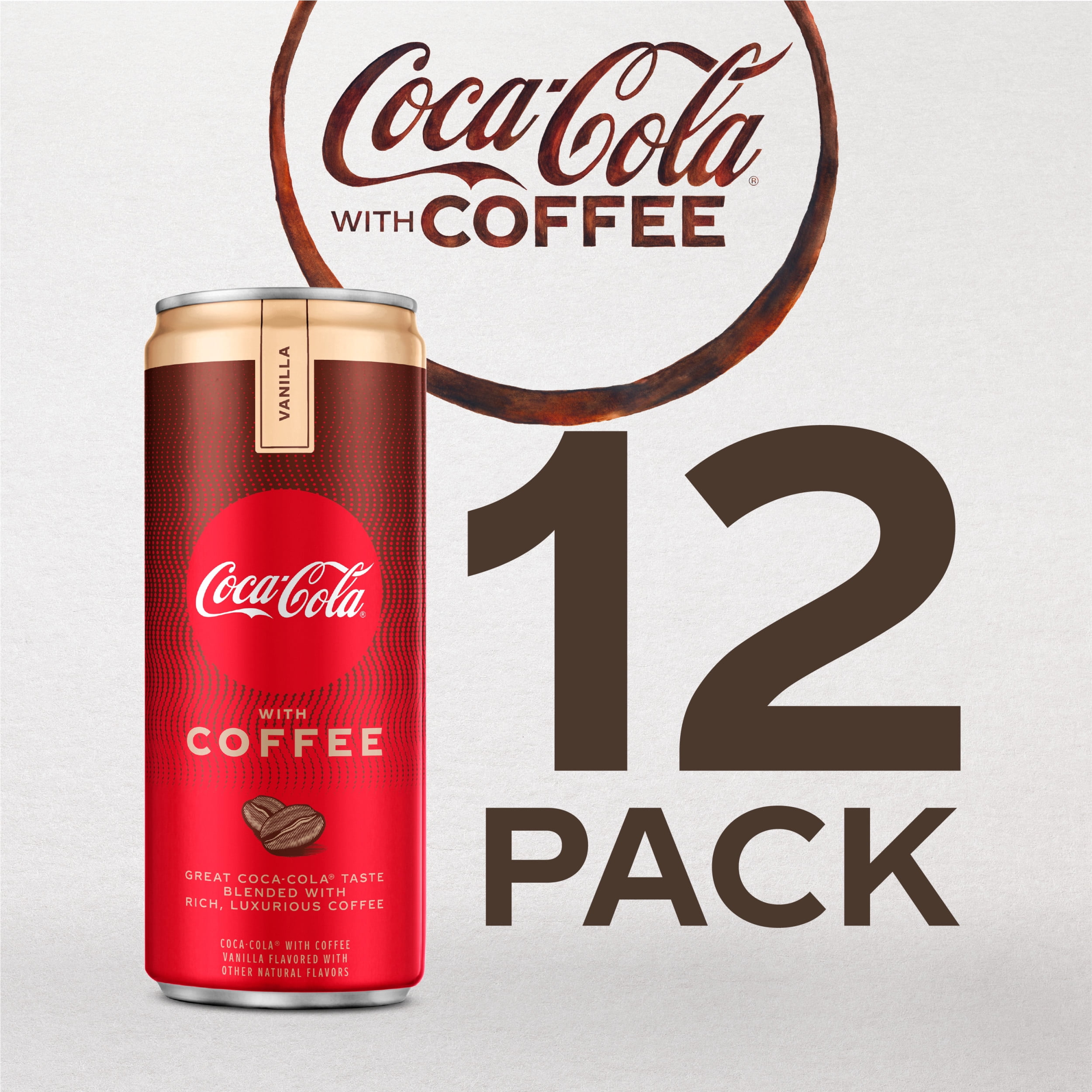 Coca-Cola Vanilla Soda Pop, 12 fl oz, 12 Pack Cans - Walmart.com